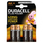 DURACELL BATTERY PLUS POWER AA 4PK (LR6)